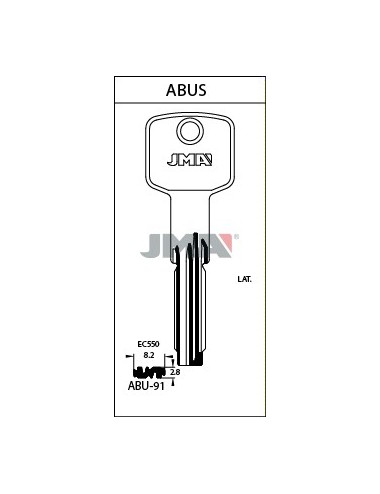 LLAVE JMA SEGUR. ABU 91