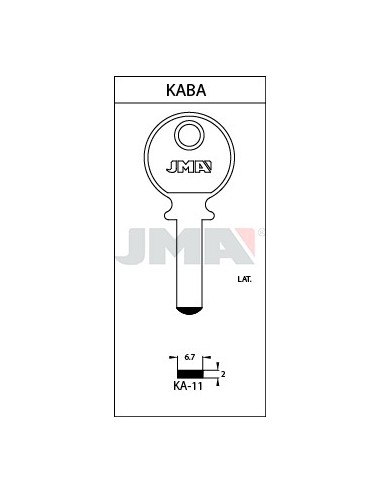 LLAVE JMA SEGUR. KA 11