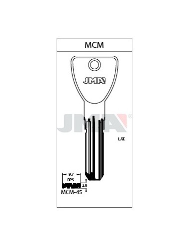 LLAVE JMA SEGUR. MCM 45