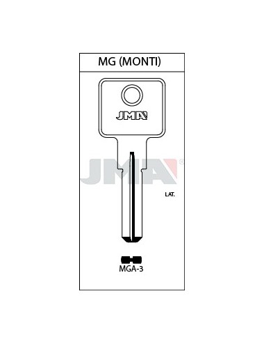 LLAVE JMA SEGUR. MGA 3 (MG10)