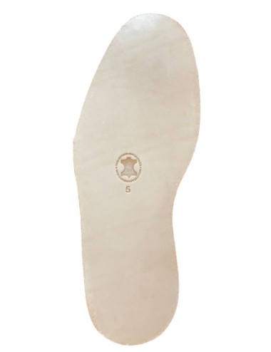 SUELAS COMPLETAS CUERO NATUR 100% 5.0 MM.(PAR)