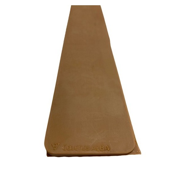 TIRAS CUÑA ALBA 50X4MM. 50CM. LISA (UNIDAD)
