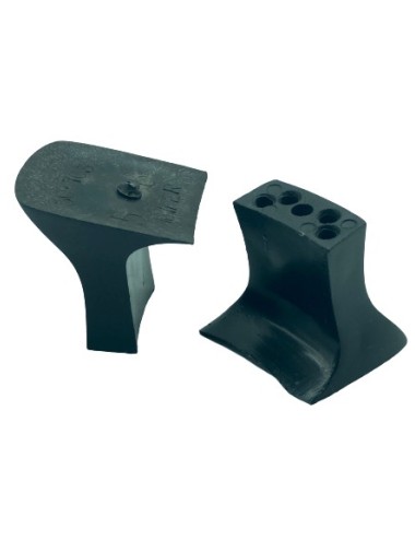 TACONES SEÑORA REF. 50 703 PLASTICO NEGRO  (PAR)