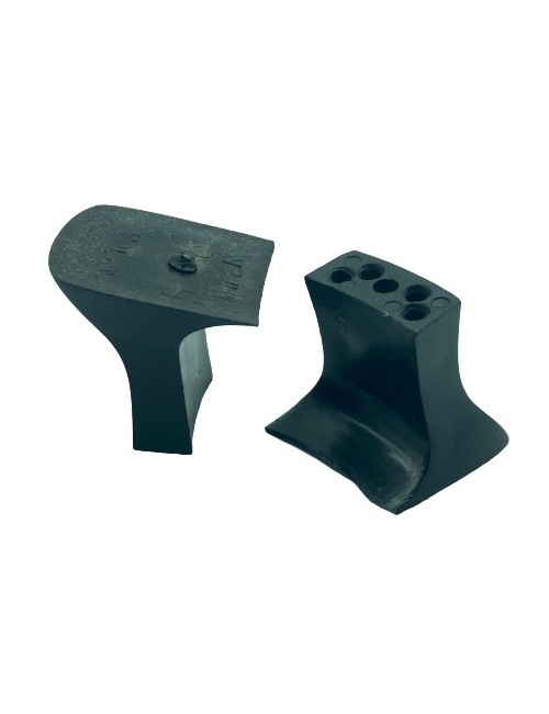 TACONES SEÑORA REF. 50 703 PLASTICO NEGRO  (PAR)