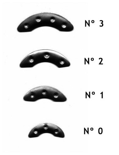 PROTECTORES METALICOS ZAPATO (BOLSA 100 UNIDADES)