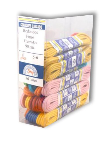 CORDONES TRANSPARENT ENCER. GRUESOS 090CM