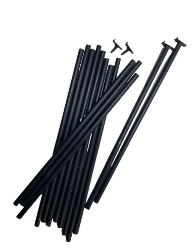 PERNITO VARILLA PLASTICO 24CM C/TERMINAL (CAJA 200 UDS)