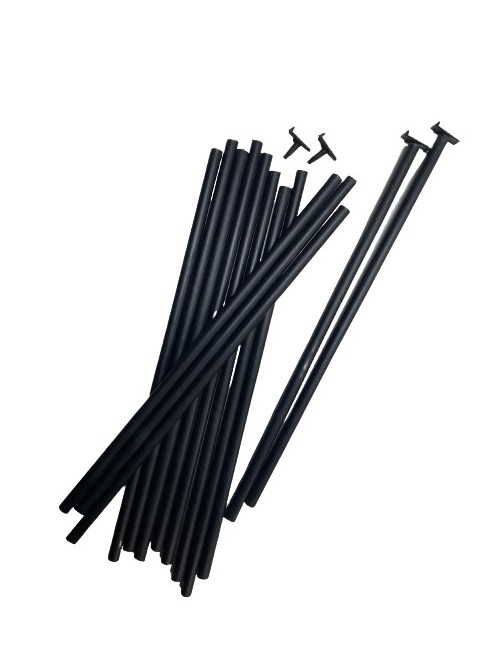 PERNITO VARILLA PLASTICO 24CM C/TERMINAL (CAJA 200 UDS)