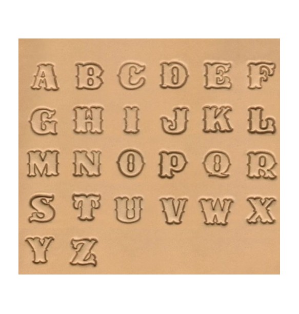 ALFABETO 3/4" 8131 LETRA SCRIPT (19MM APROX)