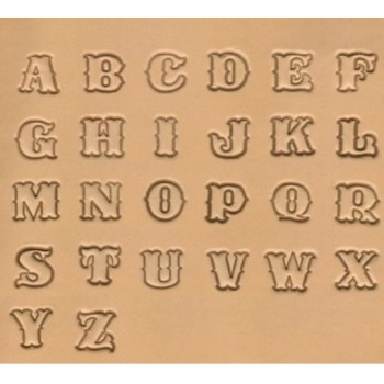ALFABETO 3/4" 8131 LETRA SCRIPT (19MM APROX)