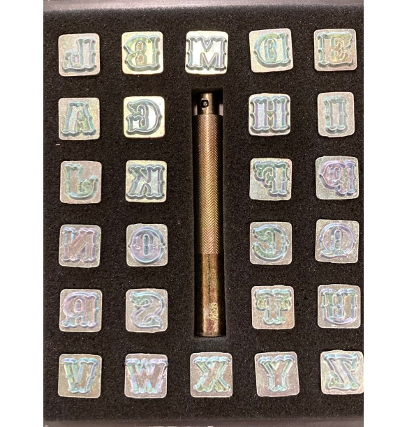 ALFABETO 1/2" 8130 LETRA STANDAR (13MM APROX)