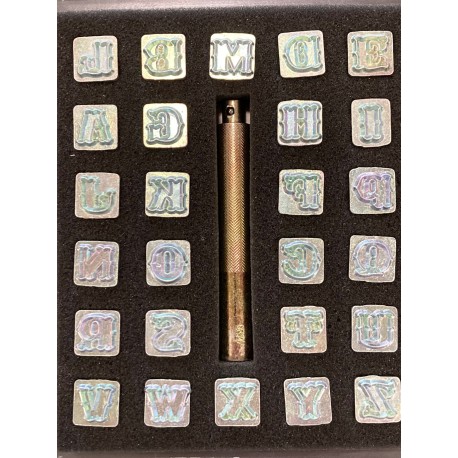 ALFABETO 1/2" 8130 LETRA STANDAR (13MM APROX)