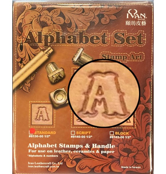 ALFABETO 1/2" 8130 LETRA STANDAR (13MM APROX)