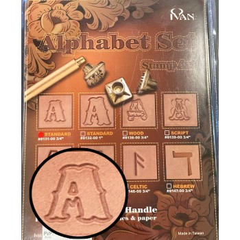 ALFABETO 3/4" 8131 LETRA SCRIPT (19MM APROX)
