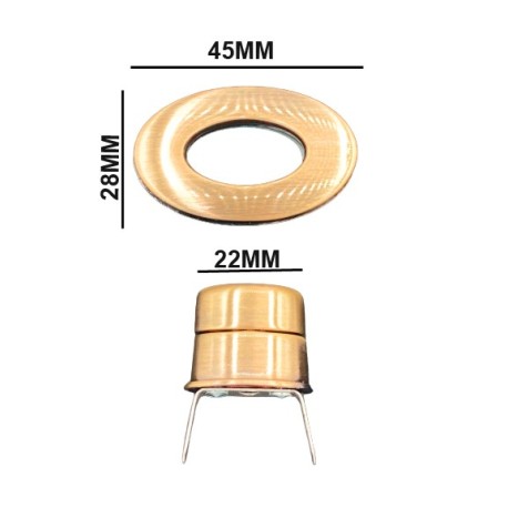 BROCHE TORNIQUETE OVAL 45 X 28 C257-3