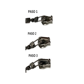 CURSOR SIN TIRADOR CREMALLERA NYLON N5 FRENO