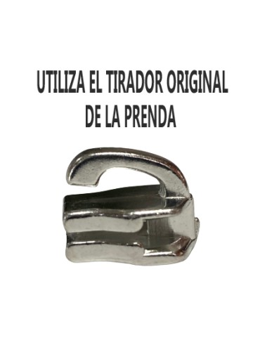CURSOR SIN TIRADOR CREMALLERA METAL N5 LIBRE