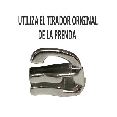 CURSOR SIN TIRADOR CREMALLERA METAL N5 LIBRE