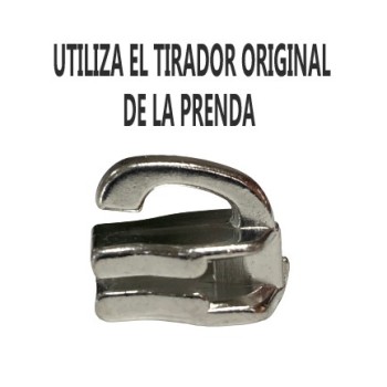CURSOR SIN TIRADOR CREMALLERA METAL N5 LIBRE