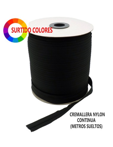 CREMALLERA NYLON Nº6 CONTINUA (MTRS)