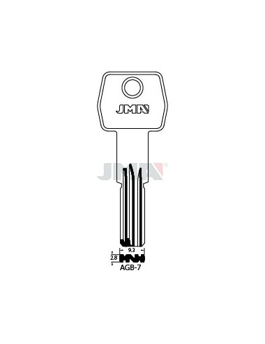 LLAVE JMA SEGUR. AGB 7