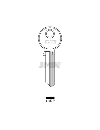 LLAVE JMA ACERO AGA 15 (C)