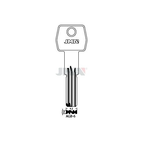LLAVE JMA SEGUR. AGB 6