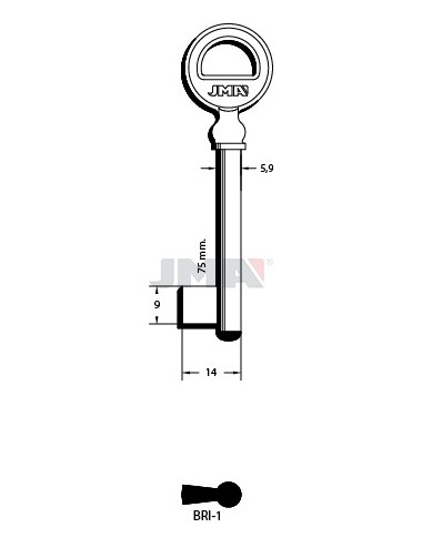LLAVE JMA GORJA BRI 1