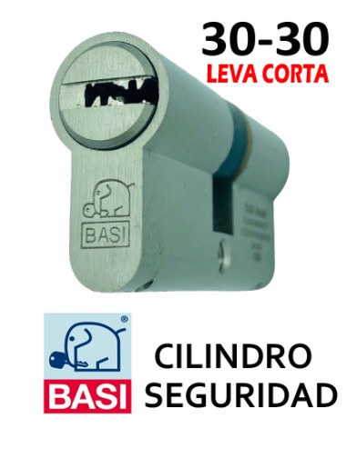 BASI CILINDRO SEGURIDAD LEVA CORTA 30X30 NIQ