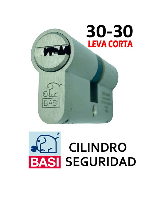 BASI CILINDRO SEGURIDAD LEVA CORTA 30X30 NIQ