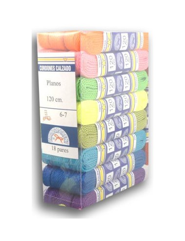 CORDONES TRANSPARENT PLANO/090  SURTIDOS (18PARES)