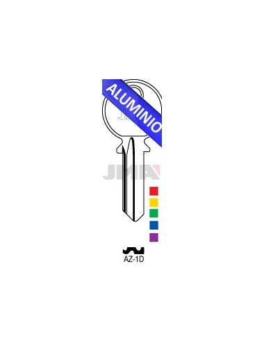 LLAVE JMA ALUM. AZ 1D
