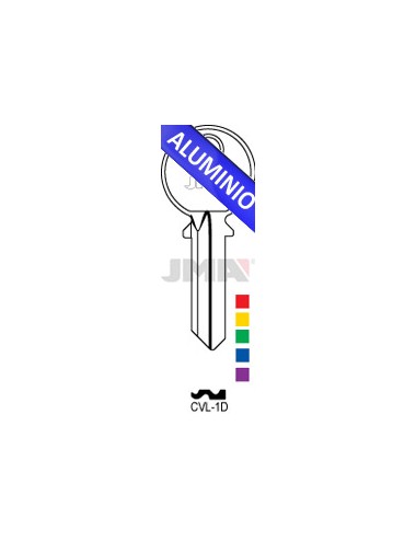 LLAVE JMA ALUM. CVL 1D