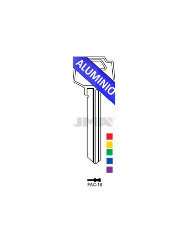 LLAVE JMA ALUM. FAC 18