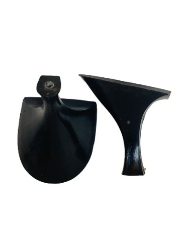 TACONES SEÑORA REF. 50 307 PLASTICO NEGRO  (PAR)
