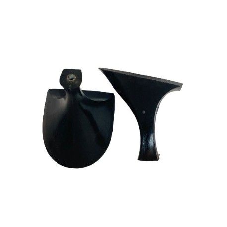 TACONES SEÑORA REF. 50 307 PLASTICO NEGRO  (PAR)