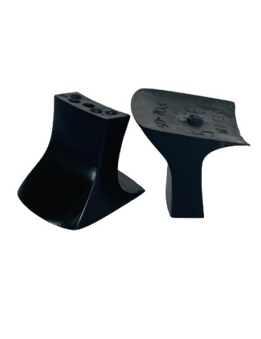 TACONES SEÑORA REF. 50 703 PLASTICO NEGRO  (PAR)