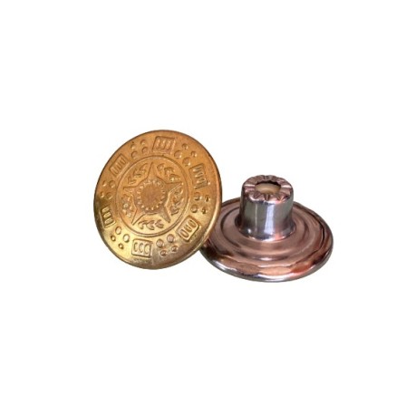 BOTON VAQUERO FIX 17MM. (PACK 25 UDS.)