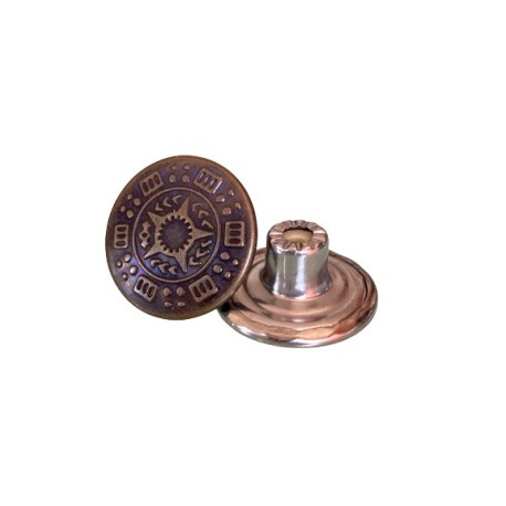BOTON VAQUERO FIX 17MM. (PACK 25 UDS.)