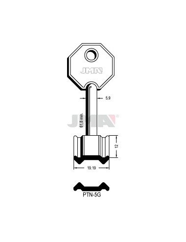 LLAVE JMA GORJA PTN 5G