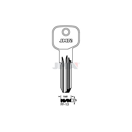 LLAVE JMA SEGUR. FF 13