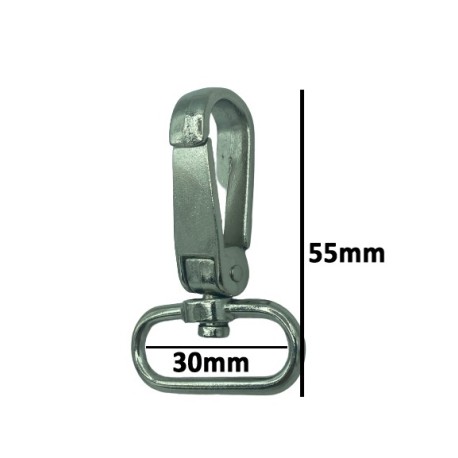 MOSQUETON BOLSO ZAMACK 8203 30MM.
