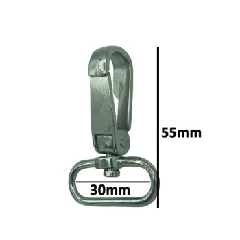 MOSQUETON BOLSO ZAMACK 8203 30MM.
