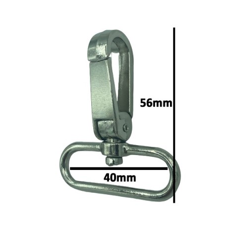 MOSQUETON BOLSO ZAMACK 8203 40MM.
