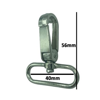 MOSQUETON BOLSO ZAMACK 8203 40MM.
