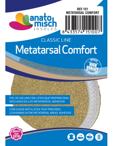 MEDIA PLANTILLA ANATOMISCH METATARSAL COMFORT 151 (PAR)