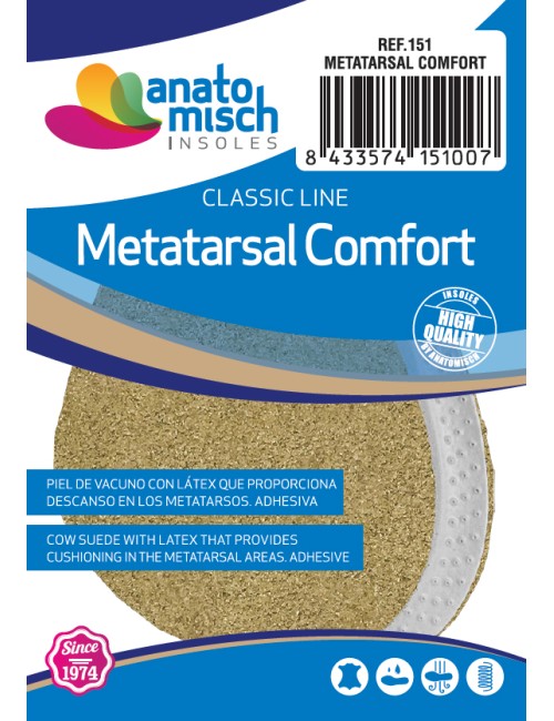MEDIA PLANTILLA ANATOMISCH METATARSAL COMFORT 151 (PAR)