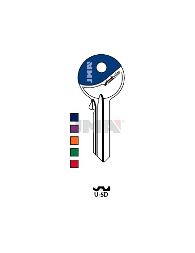 LLAVE JMA WINDCOLOR ACERO U 5D