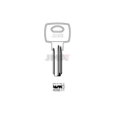 LLAVE JMA SEGUR. ROSE 1