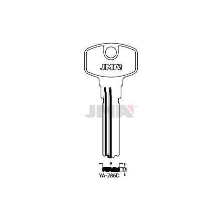 LLAVE JMA SEGUR. YA 286D